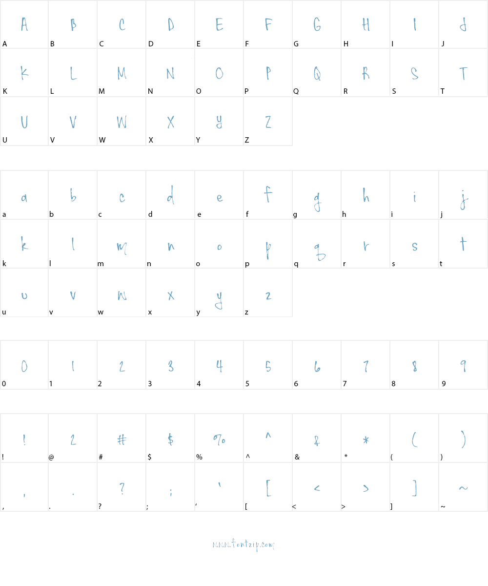 skydancer Font Character